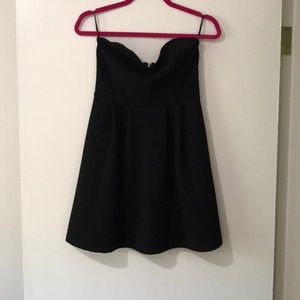 Black Strapless Dress